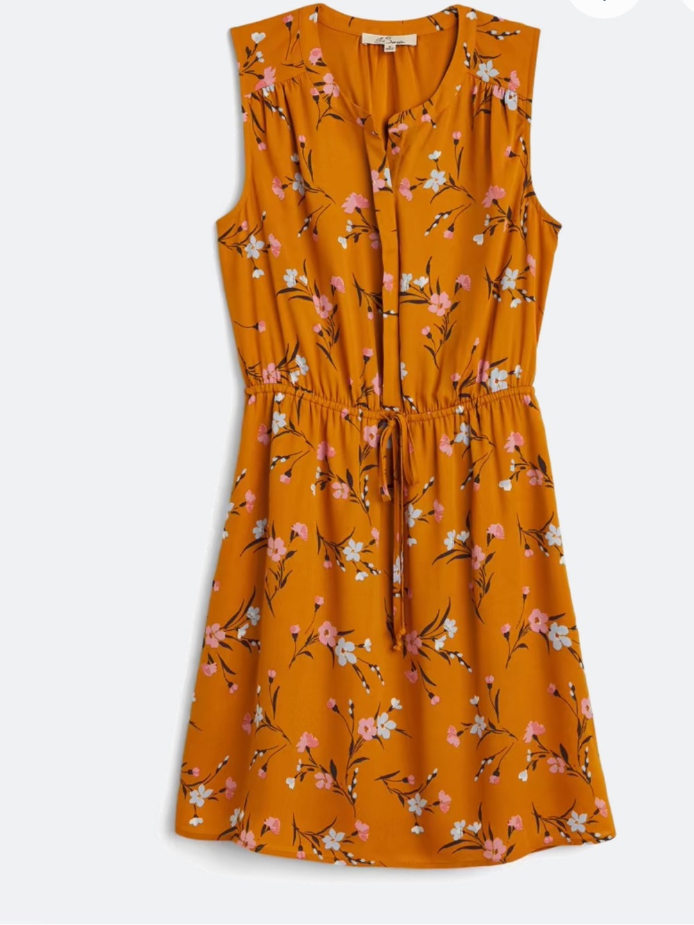 Les Serein Gianna Sleeveless Tie Waist Dress